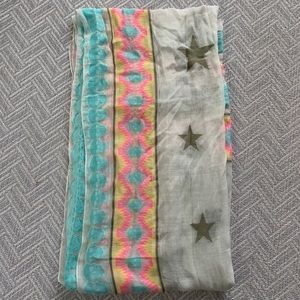 Zadig & Voltaire Bindi Skull & Star Scarf